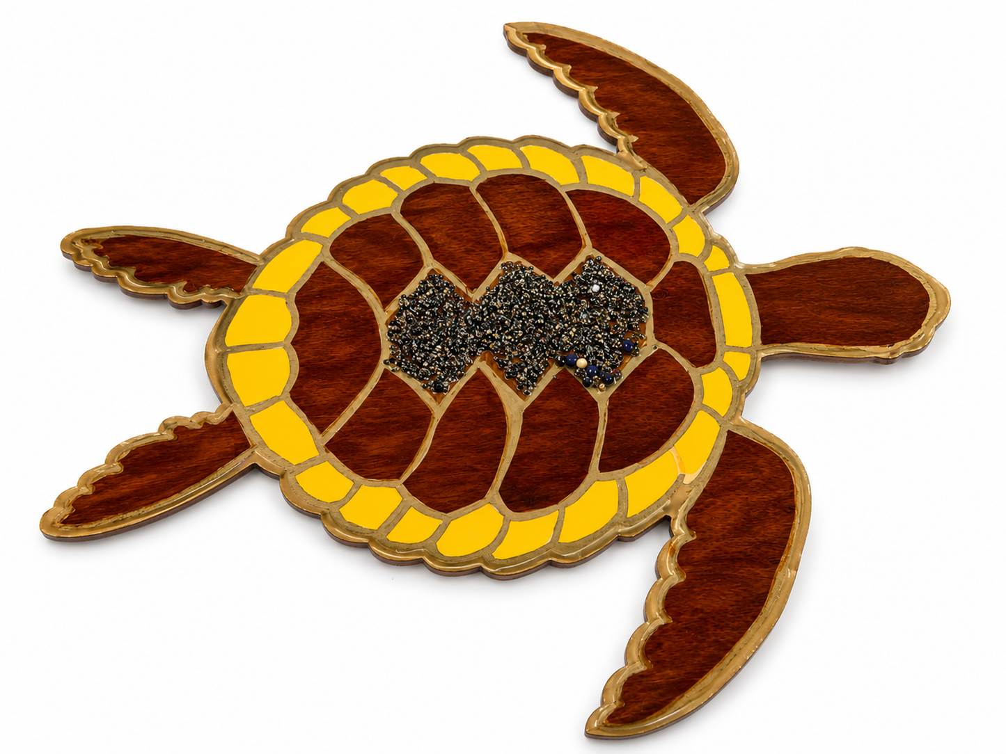 Golden Coast Sea Turtle Wall Art