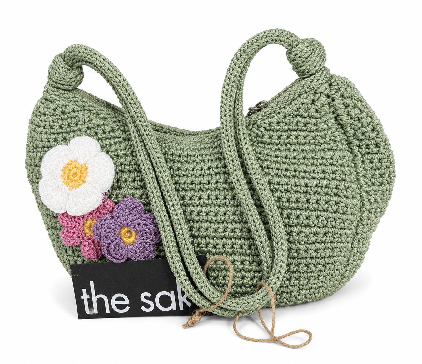 The Sak Crochet Floral Handbag