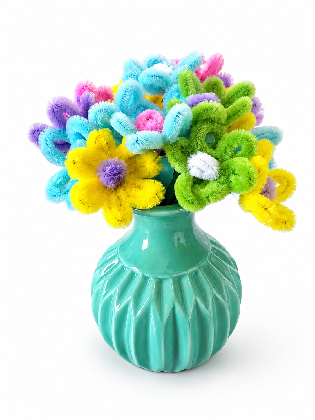 Handmade Pipe Cleaner Flower Arrangement