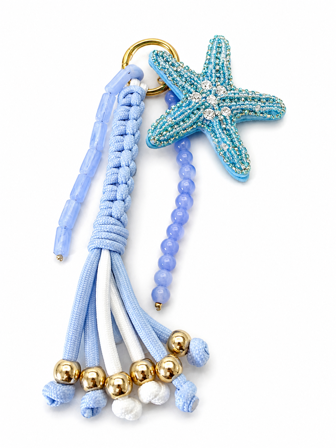 Coastal Starfish Tassel Charm