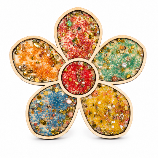Handcrafted Floral Resin Decor