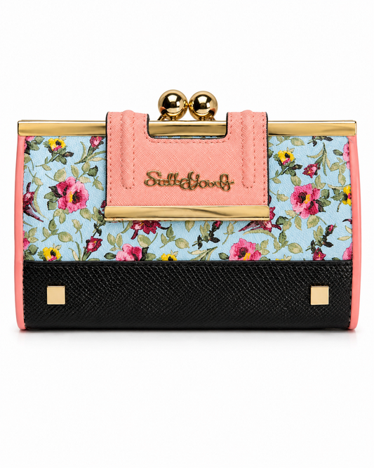 Sweet & Stylish Floral Clutch Wallet