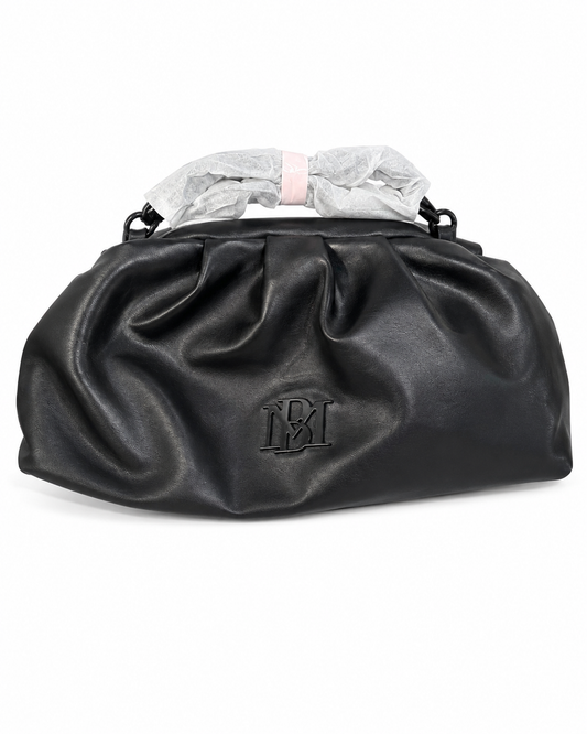 Elegant Black Slouch Handbag