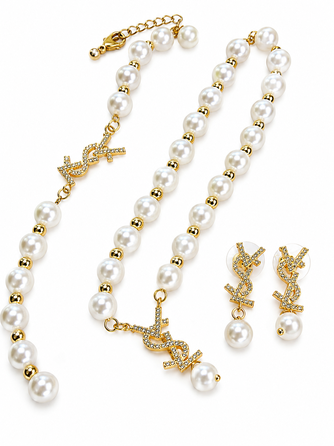 Elegant Pearl Jewelry Set