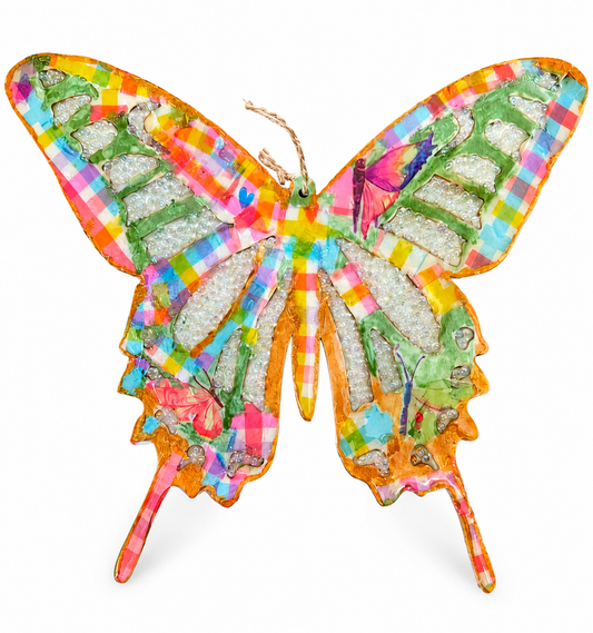 Handcrafted Colorful Butterfly Wall Décor