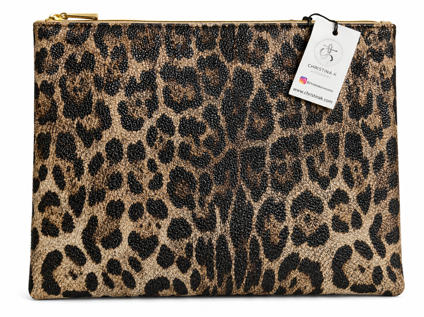 Designer-Inspired Wristlet Clutch