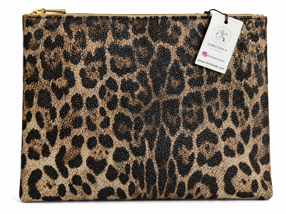 Designer-Inspired Wristlet Clutch