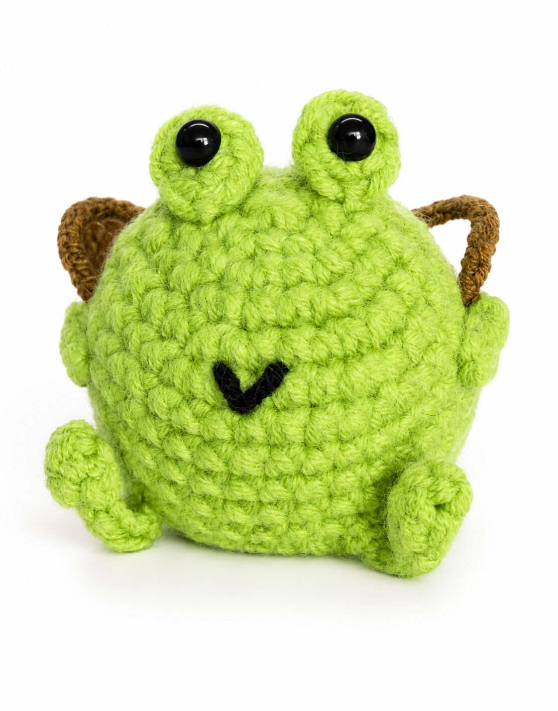 Handmade Crochet Frog Plush
