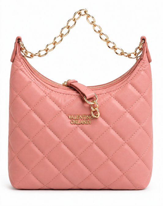 Valentino Orlandi Quilted Shoulder Bag