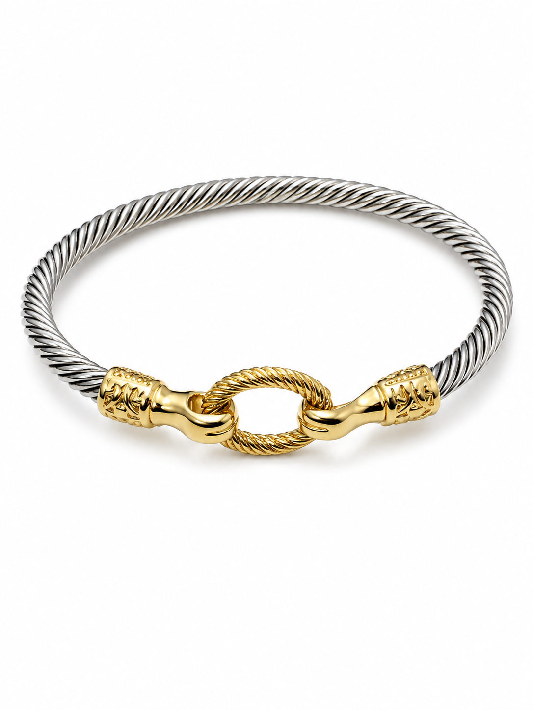 Sophisticated Rope Link Cuff