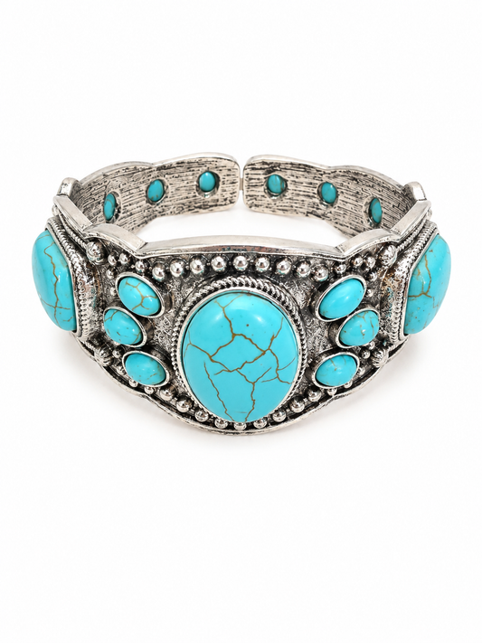 Turquoise Southwestern Statement Cuff