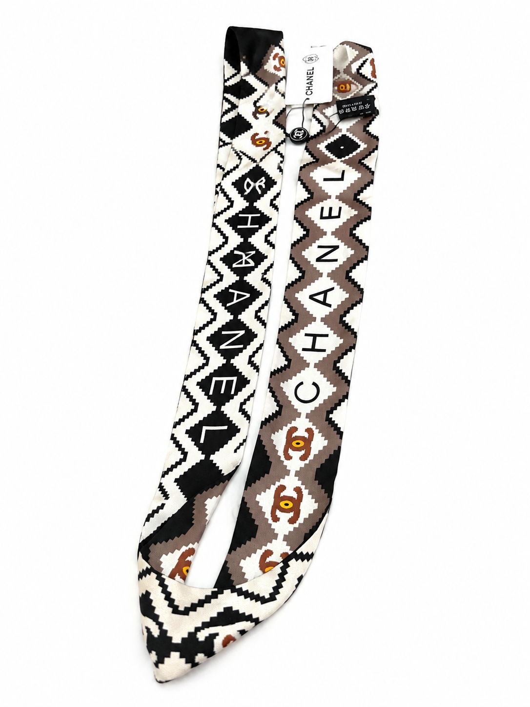 designer-inspired skinny scarf CC