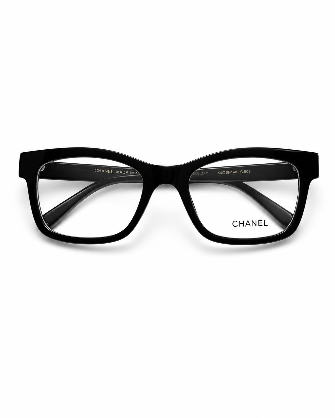 Black Designer-Inspired Oversized Square Eyeglass Frames