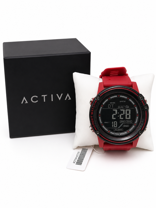 ACTIVA Red Digital Sport Watch