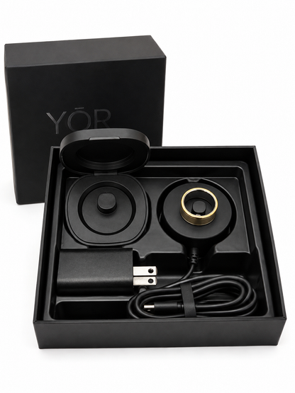 YŌR Gold Smart Ring – Size 8