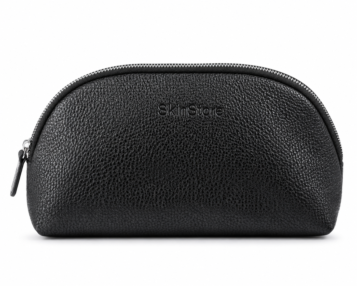SkinStore Black Pebbled Cosmetic & Travel Pouch