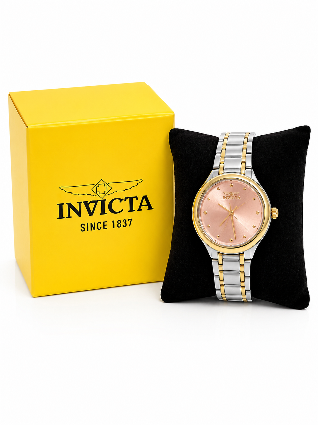 Two-Tone Rose Gold Dial Watch
