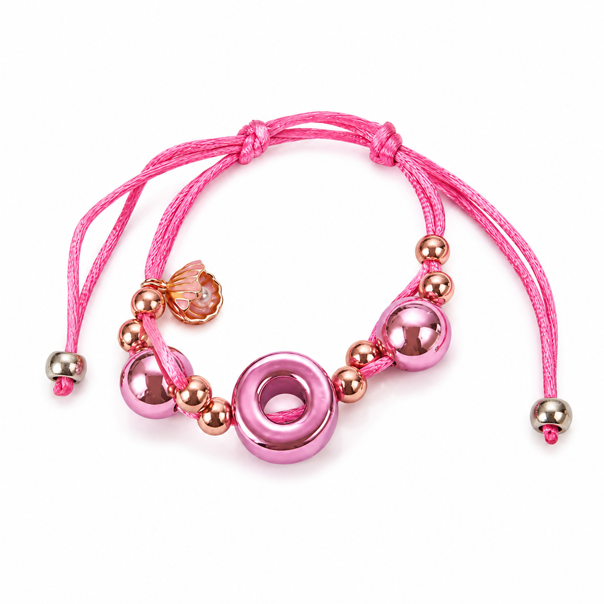 Blush Charm Adjustable Bracelet – Elegant & Minimalist Jewelry
