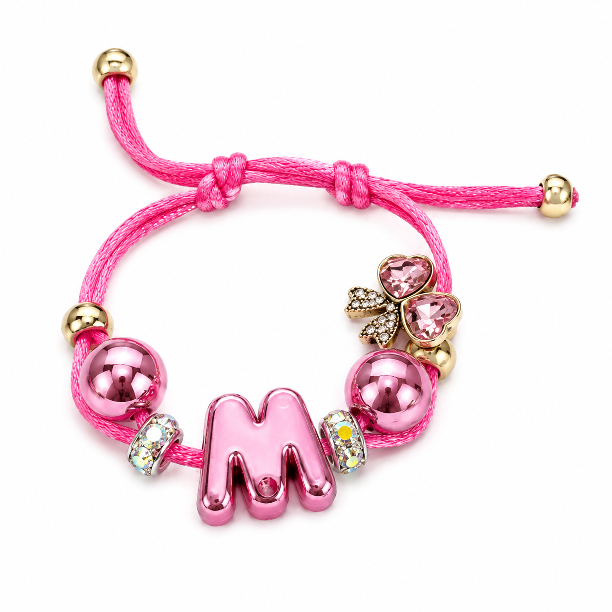 Blush Charm Adjustable Bracelet – Elegant & Minimalist Jewelry