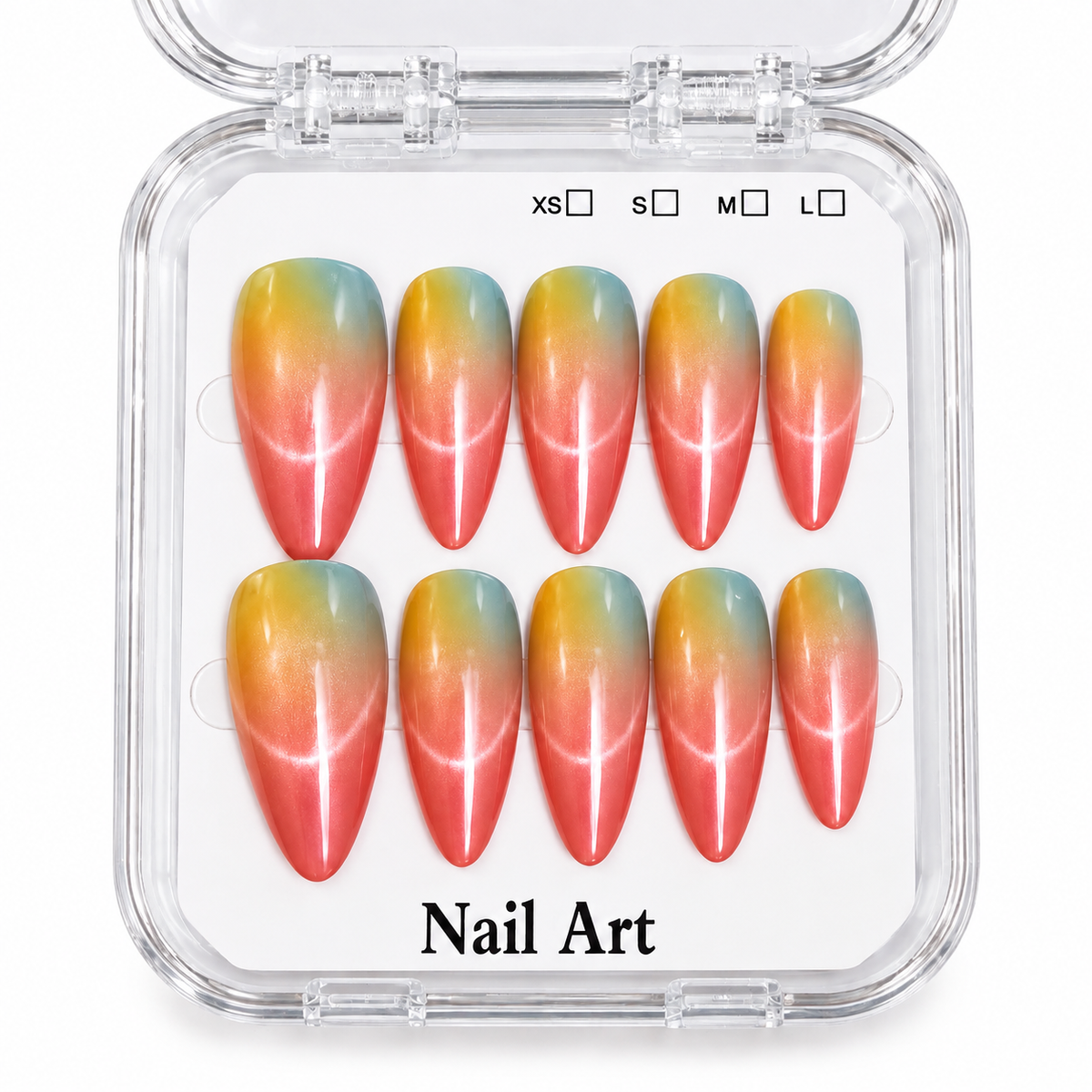 Sunset Glow Ombré Press-On Nails