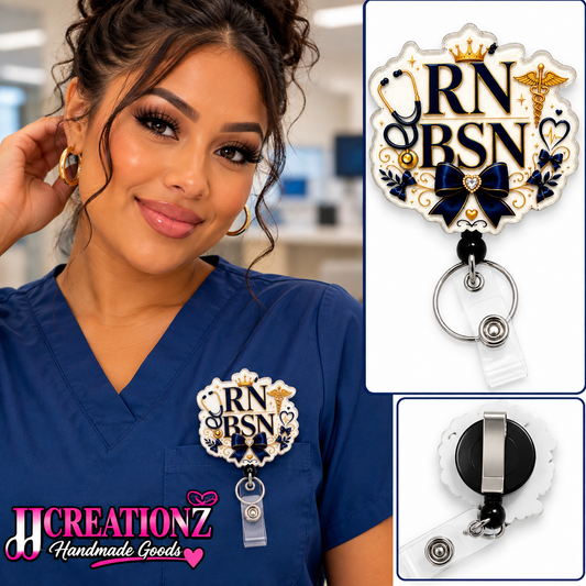 RN BSN badge reel