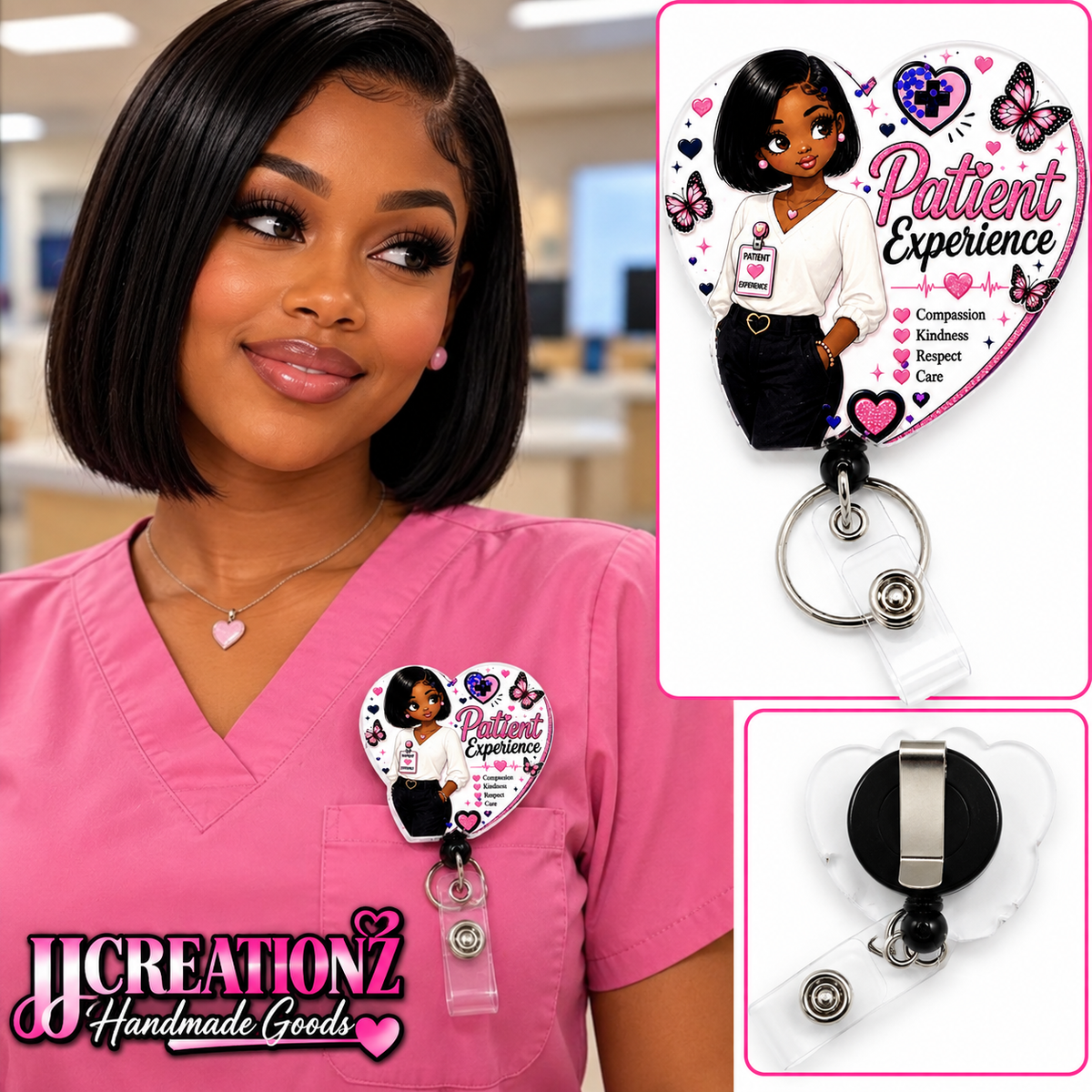 Patient experience badge reel