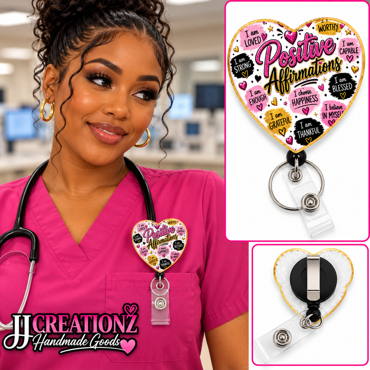 Positive affirmation badge reel