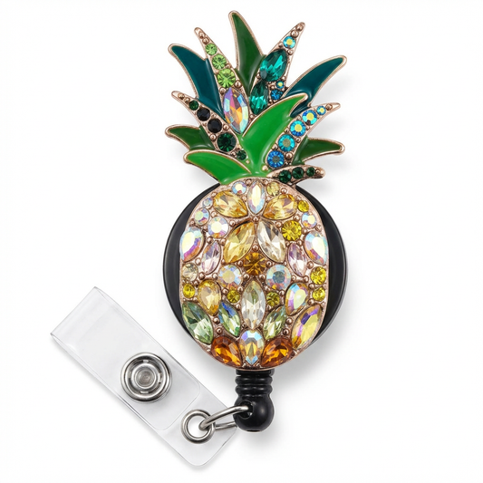 🍍 Glam Pineapple Badge Reel – JJCREATIONZ