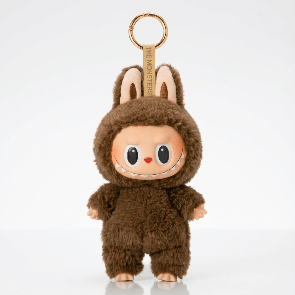 🧸 Pop Mart The Monsters Plush Doll – Brown Monster Collectible Toy /Labubu