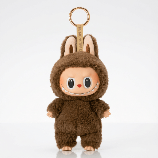 🧸 Pop Mart The Monsters Plush Doll – Brown Monster Collectible Toy /Labubu