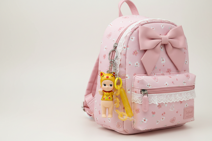 Sunny Cat Charm Doll Keychain – Cute Collectible Bag Accessory