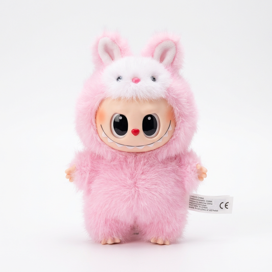 💗 Labubu Cotton Candy Bunny Plush Doll 💗