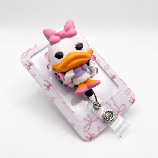Daisy Duck Badge Reel & ID Holder