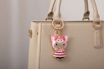 💖 Pink Bow Character Keychain