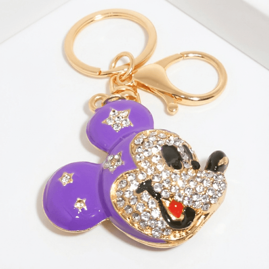 ✨ Purple Star Mickey Keychain
