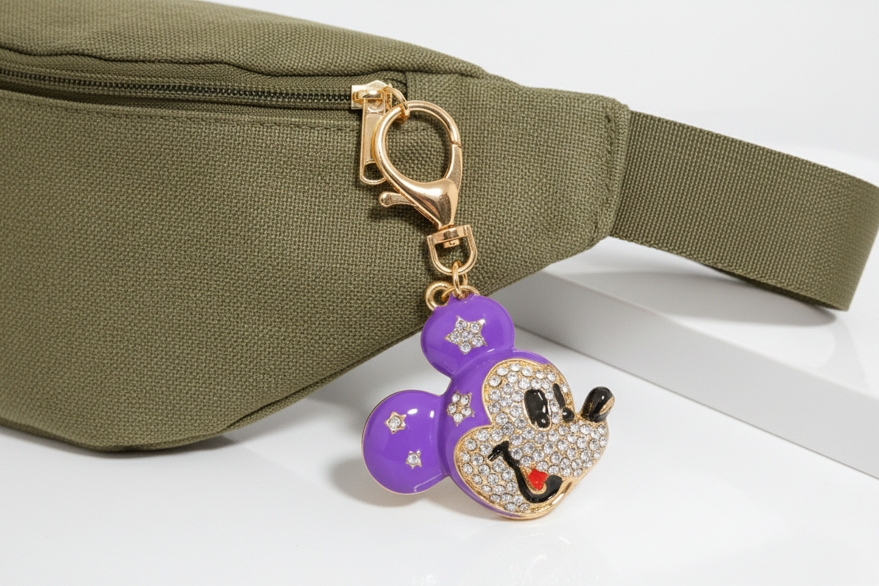 ✨ Purple Star Mickey Keychain