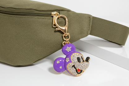 ✨ Purple Star Mickey Keychain