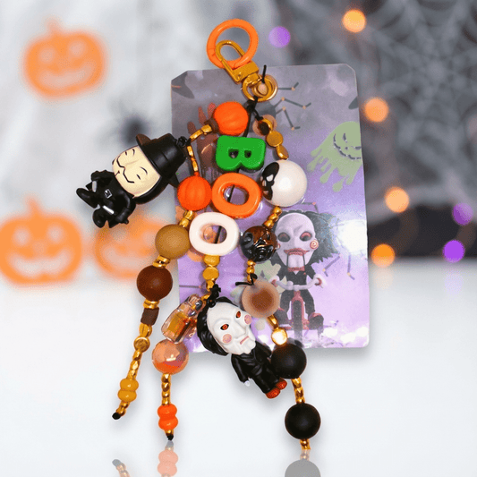 🎃 Horror Mask Junk Bookmark – Halloween Creepy Edition