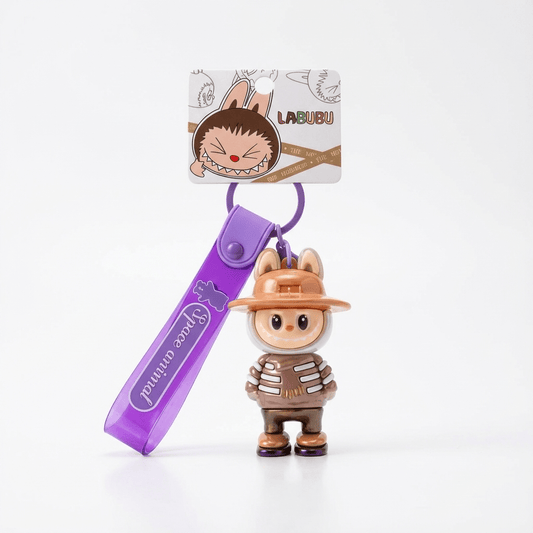 🌟 Labubu Monster Series Keychain – Purple Edition