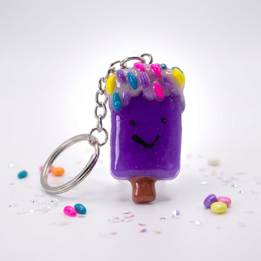 Cute Popsicle Resin Keychain – Kawaii Ice Cream Charm Bag