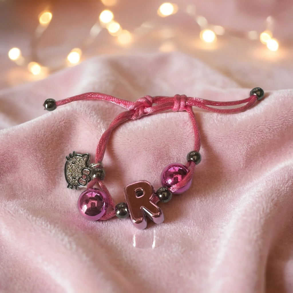 Blush Charm Adjustable Bracelet – Elegant & Minimalist Jewelry