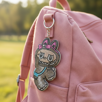 Large Rhinestone Bling Character Bag Charm – JJCREATIONZ