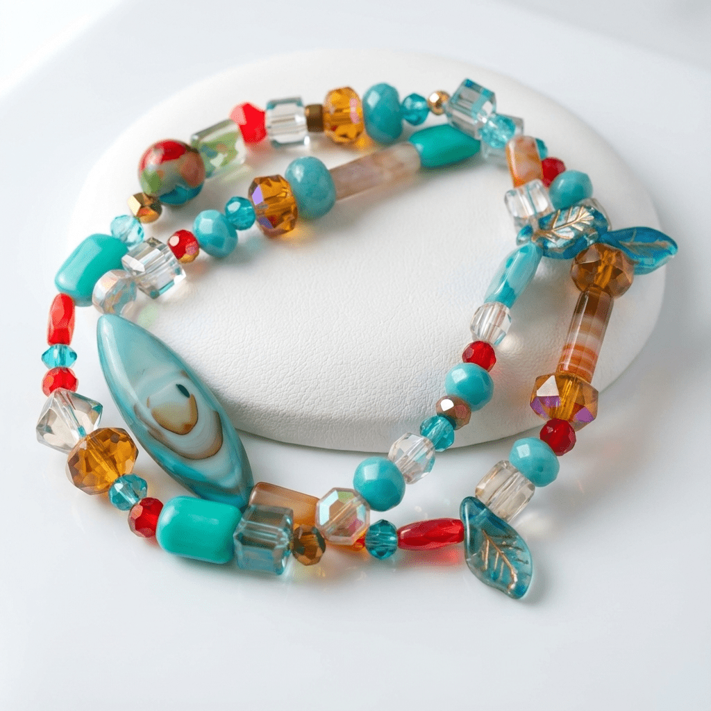Handmade Beaded Bracelet Set – Desert Spice Collection