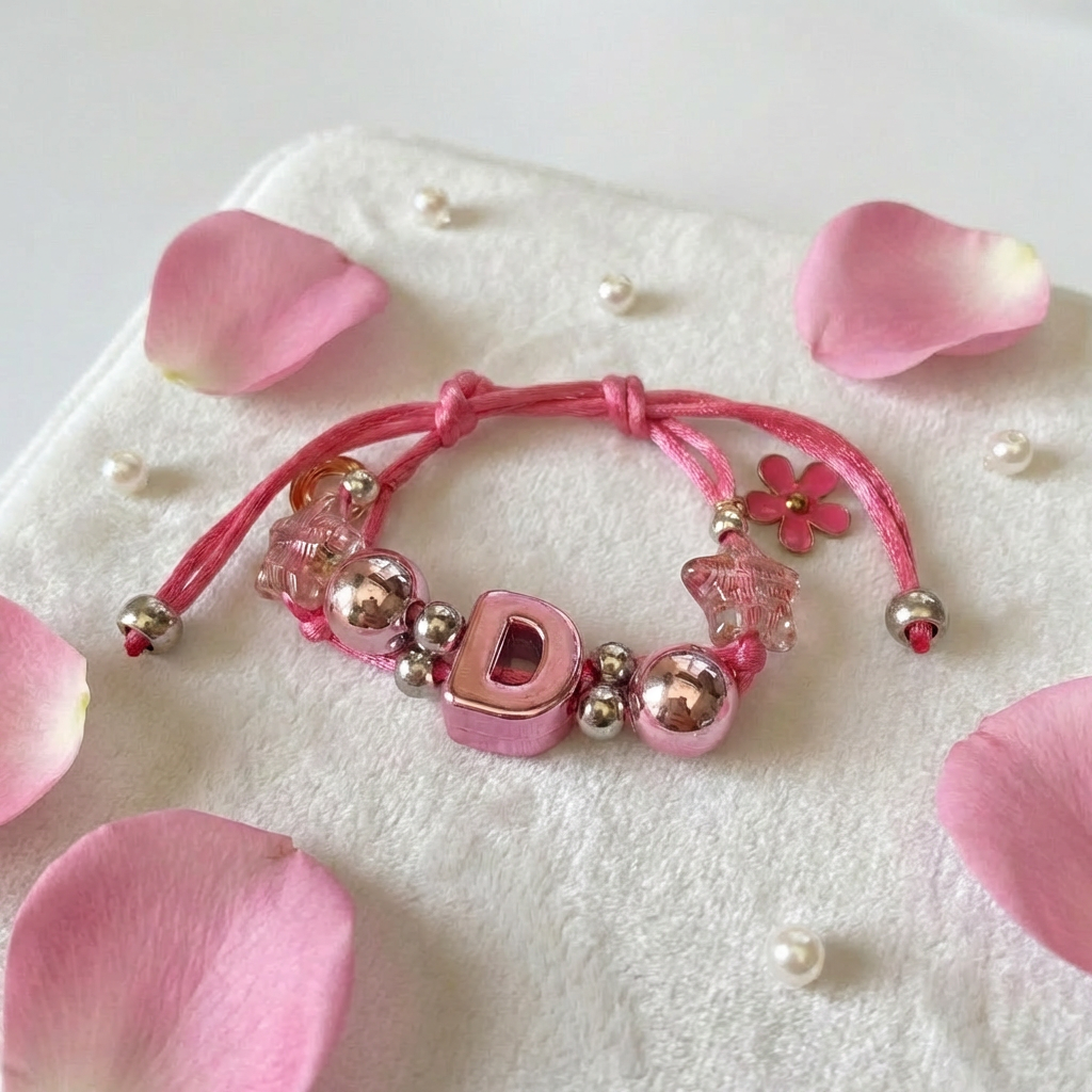 Blush Charm Adjustable Bracelet – Elegant & Minimalist Jewelry