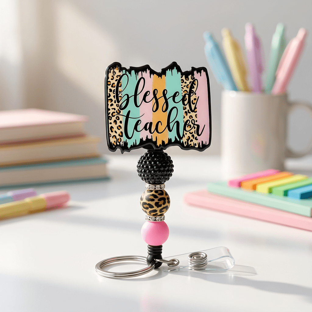 Blessed Teacher Badge Reel