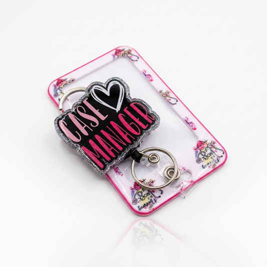 Case Manager Badge Reel – Stylish & Functional Work Accessory 💖