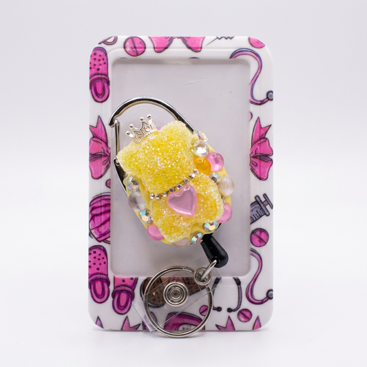 💎💖 Glam Nurse Luxe Badge Reel & ID Holder Set 💖💎