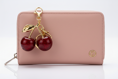 🍒 Sparkling Cherry Keychain – Cute & Trendy Accessory
