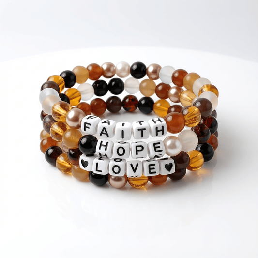 🍂 Faith • Hope • Love Autumn Bracelet Set – JJCREATIONZ 🍂